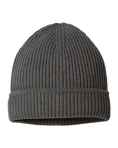 Sustainable Finish Edge Cuffed Beanie MAPLE