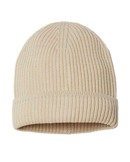 Sustainable Finish Edge Cuffed Beanie MAPLE