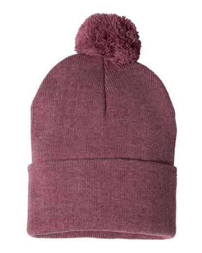 12" Pom-Pom Cuffed Beanie SP15