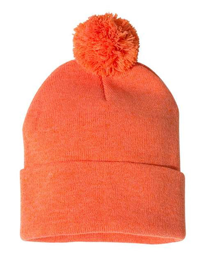 12" Pom-Pom Cuffed Beanie SP15