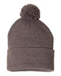 12" Pom-Pom Cuffed Beanie SP15