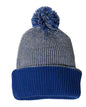 12" Speckled Pom-Pom Cuffed Beanie SP70