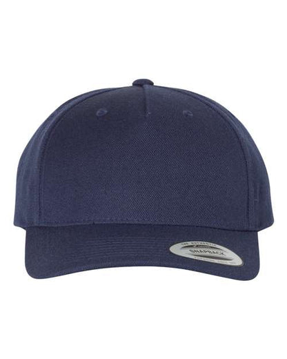 Premium Five-Panel Curved Bill Snapback Cap 5789M
