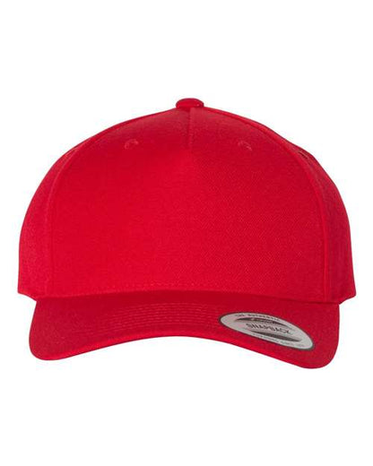 Premium Five-Panel Curved Bill Snapback Cap 5789M