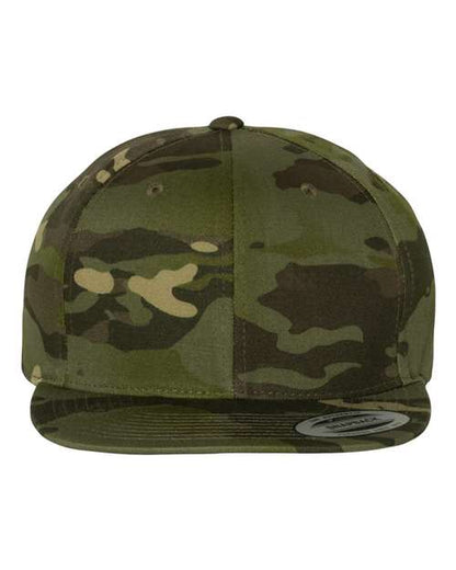Premium Flat Bill Snapback Cap 6089M