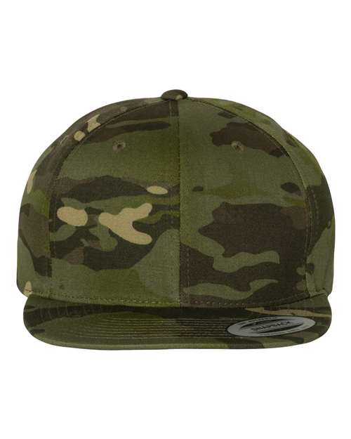 Premium Flat Bill Snapback Cap 6089M