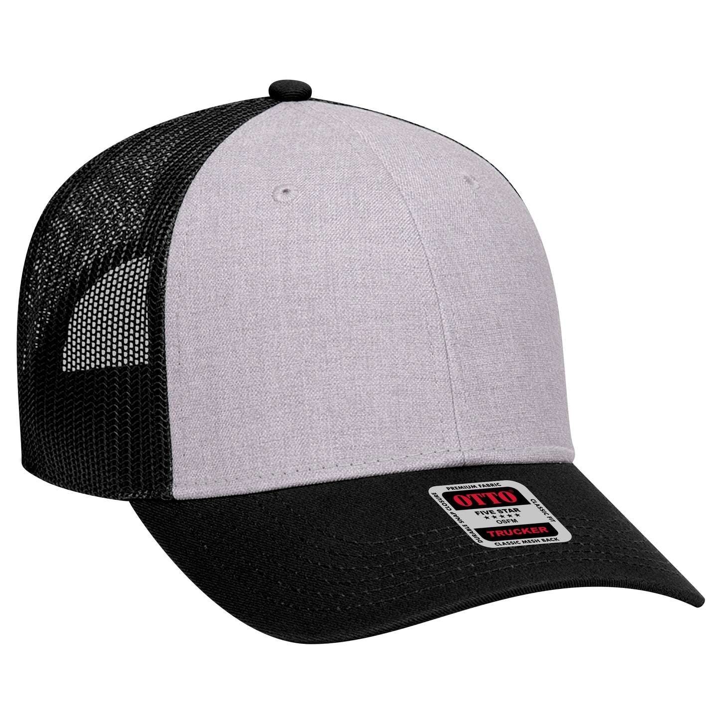 OTTO CAP 6 Panel Low Profile Mesh Back Trucker Hat 83-1239