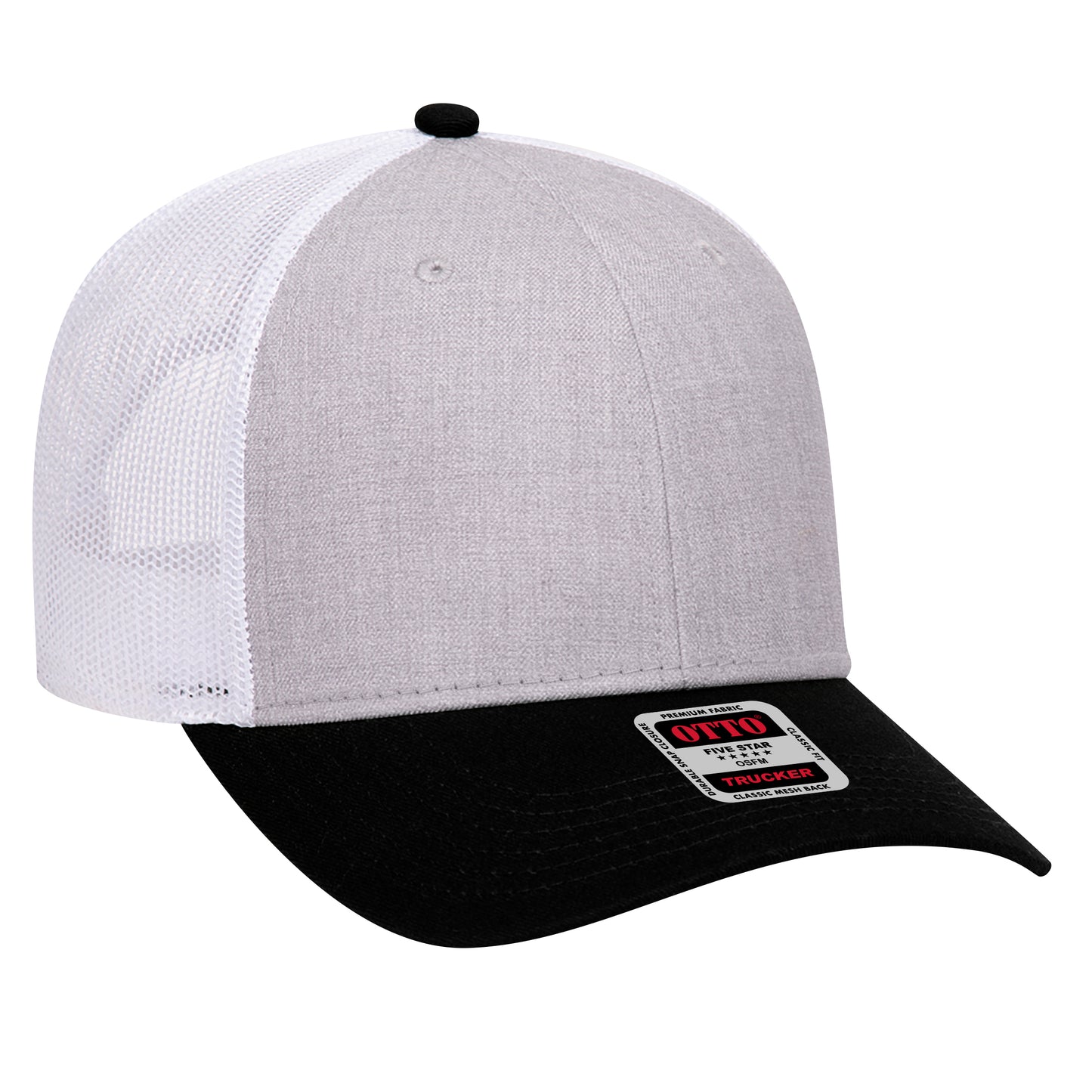 OTTO CAP 6 Panel Low Profile Mesh Back Trucker Hat 83-1239