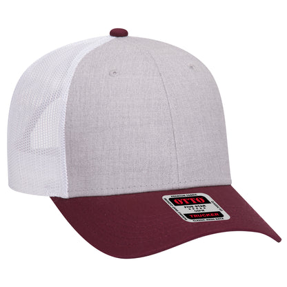 OTTO CAP 6 Panel Low Profile Mesh Back Trucker Hat 83-1239