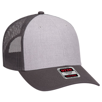 OTTO CAP 6 Panel Low Profile Mesh Back Trucker Hat 83-1239
