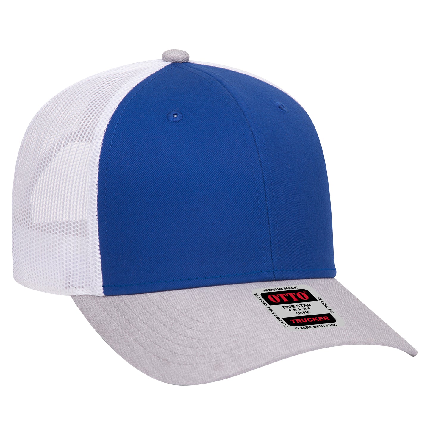 OTTO CAP 6 Panel Low Profile Mesh Back Trucker Hat 83-1239