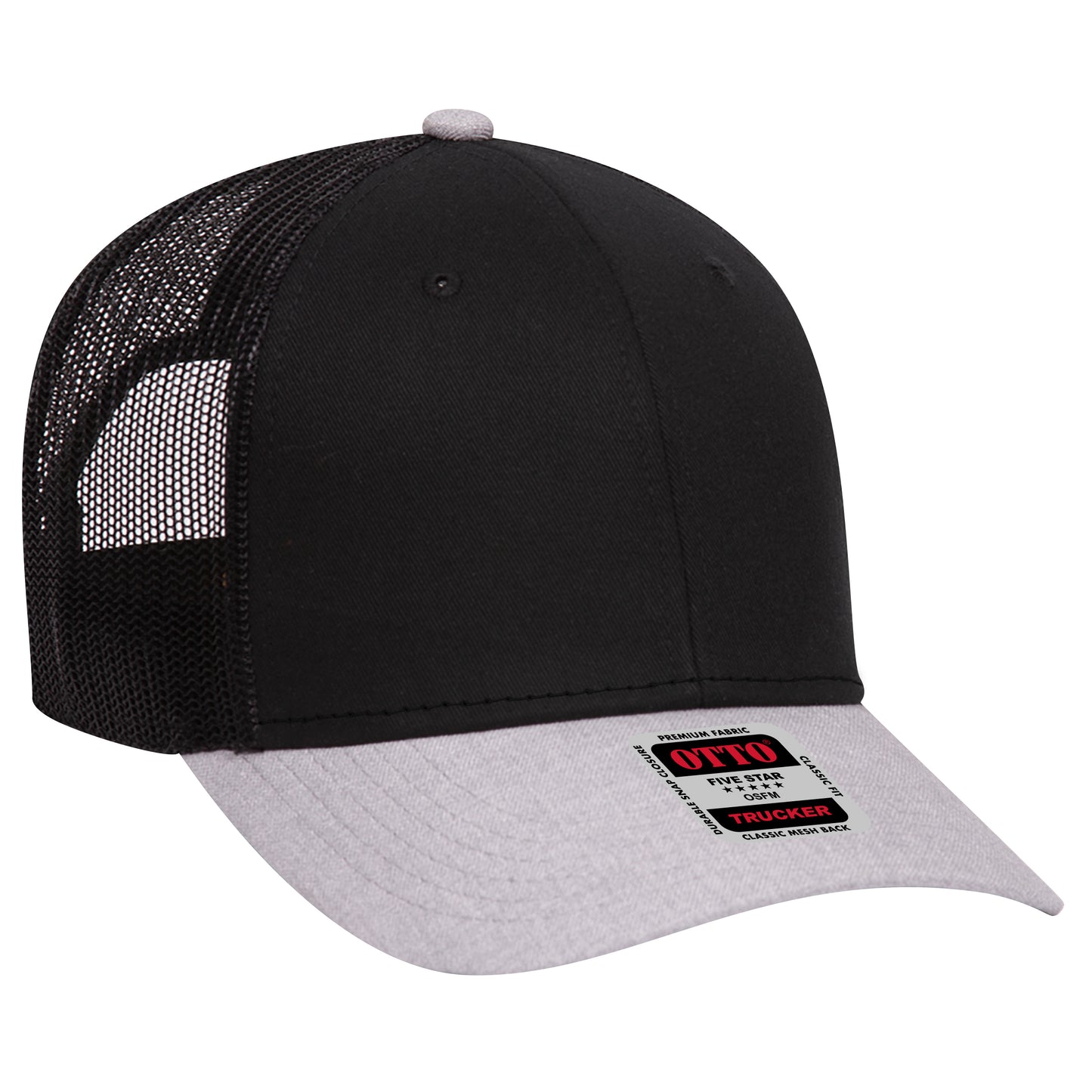 OTTO CAP 6 Panel Low Profile Mesh Back Trucker Hat 83-1239