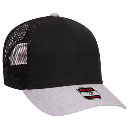 OTTO CAP 6 Panel Low Profile Mesh Back Trucker Hat 83-1239
