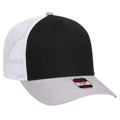 OTTO CAP 6 Panel Low Profile Mesh Back Trucker Hat 83-1239