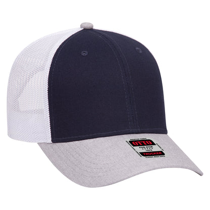 OTTO CAP 6 Panel Low Profile Mesh Back Trucker Hat 83-1239