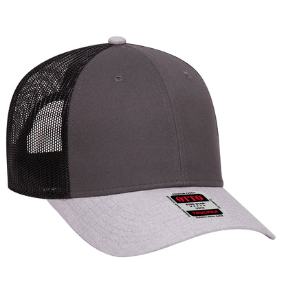 OTTO CAP 6 Panel Low Profile Mesh Back Trucker Hat 83-1239