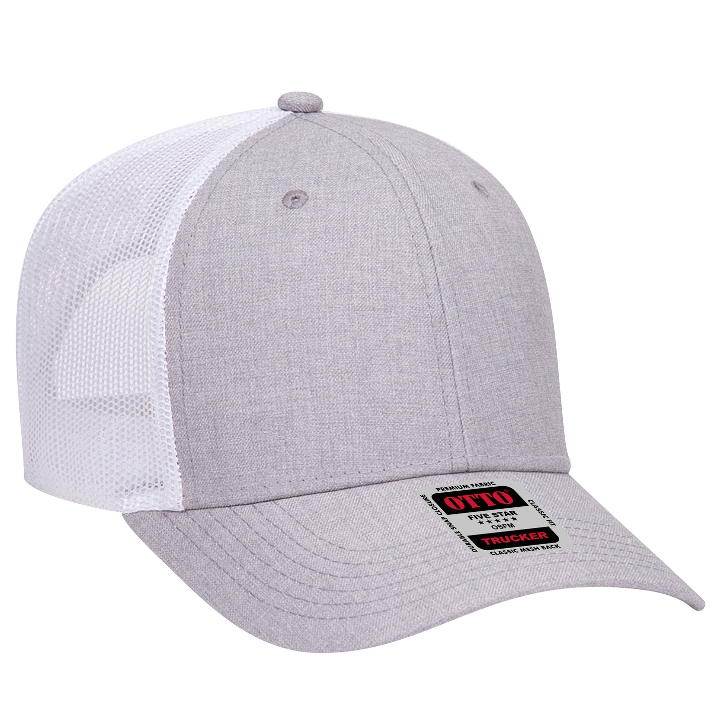OTTO CAP 6 Panel Low Profile Mesh Back Trucker Hat 83-1239