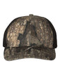 Garment Washed Printed Trucker Cap 111P