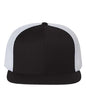 Wool Blend Flat Bill Trucker Cap 511