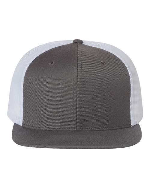 Wool Blend Flat Bill Trucker Cap 511