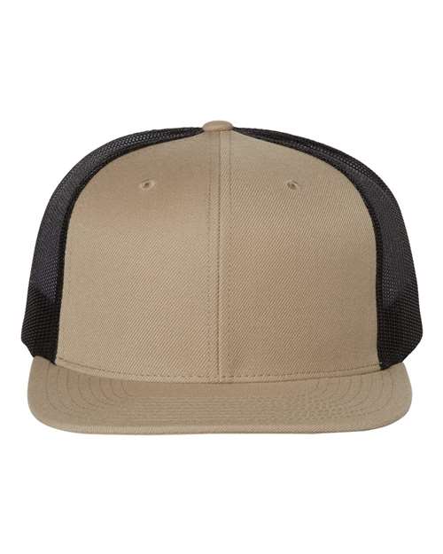 Wool Blend Flat Bill Trucker Cap 511