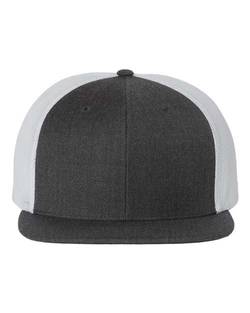 Wool Blend Flat Bill Trucker Cap 511