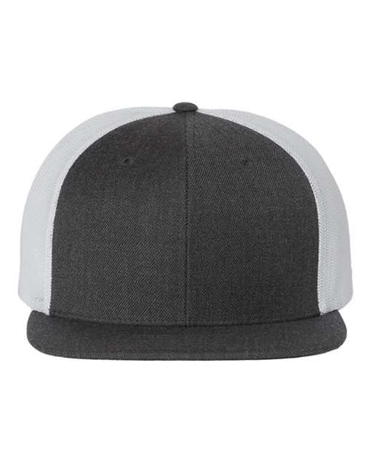 Wool Blend Flat Bill Trucker Cap 511