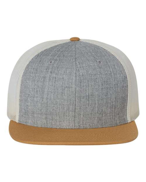 Wool Blend Flat Bill Trucker Cap 511