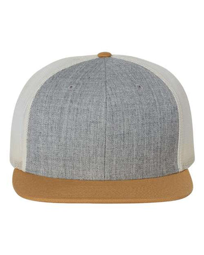 Wool Blend Flat Bill Trucker Cap 511