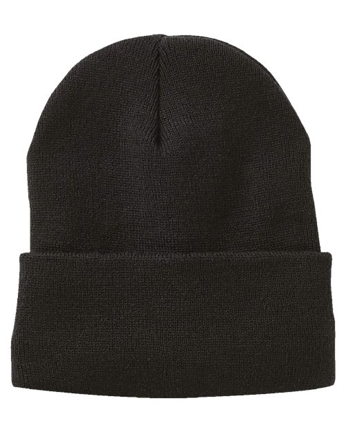 12" Jersey Lined Cuffed Beanie SP12JL