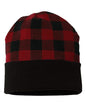 USA-Made Plaid Beanie RKP12