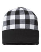 USA-Made Plaid Beanie RKP12