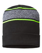 USA-Made Variegated Striped Cuffed Beanie RKV12