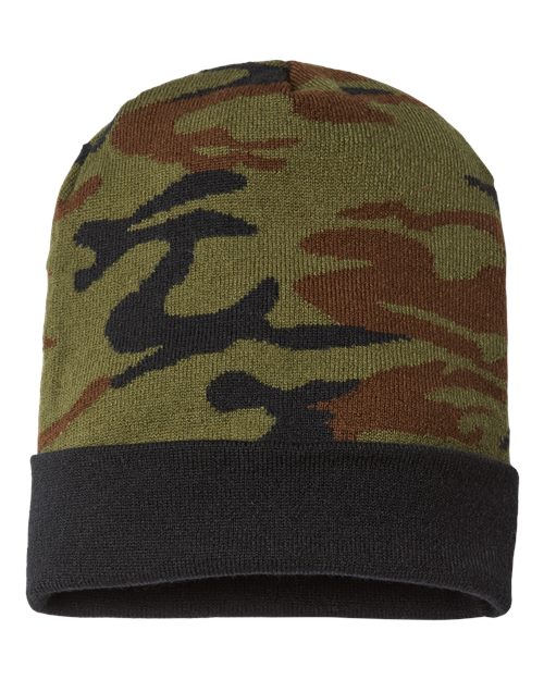 USA-Made Camo Cuffed Beanie RKC12