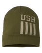 USA-Made Patriotic Cuffed Beanie RK12