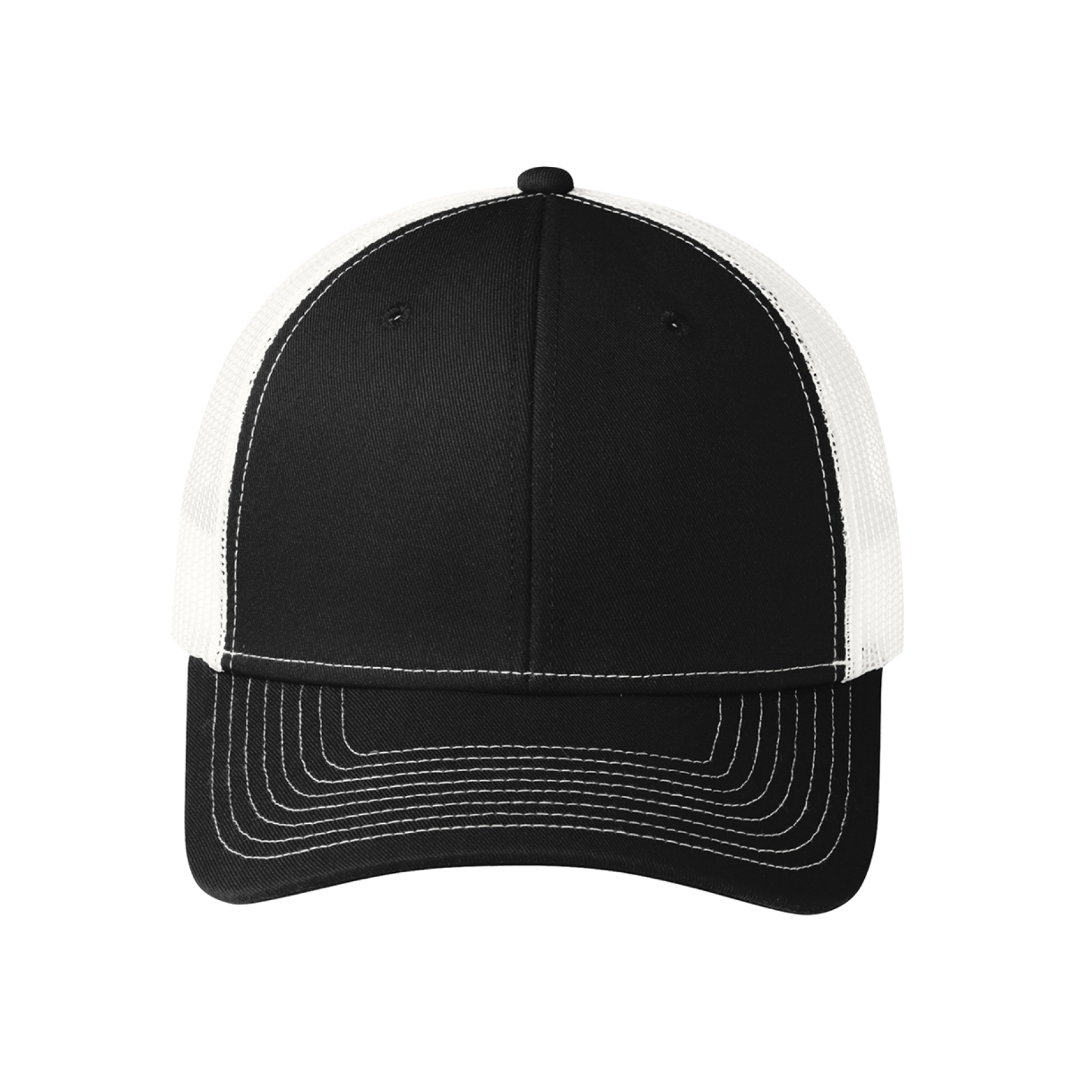 Custom Cheap Trucker Hat Black Neon White