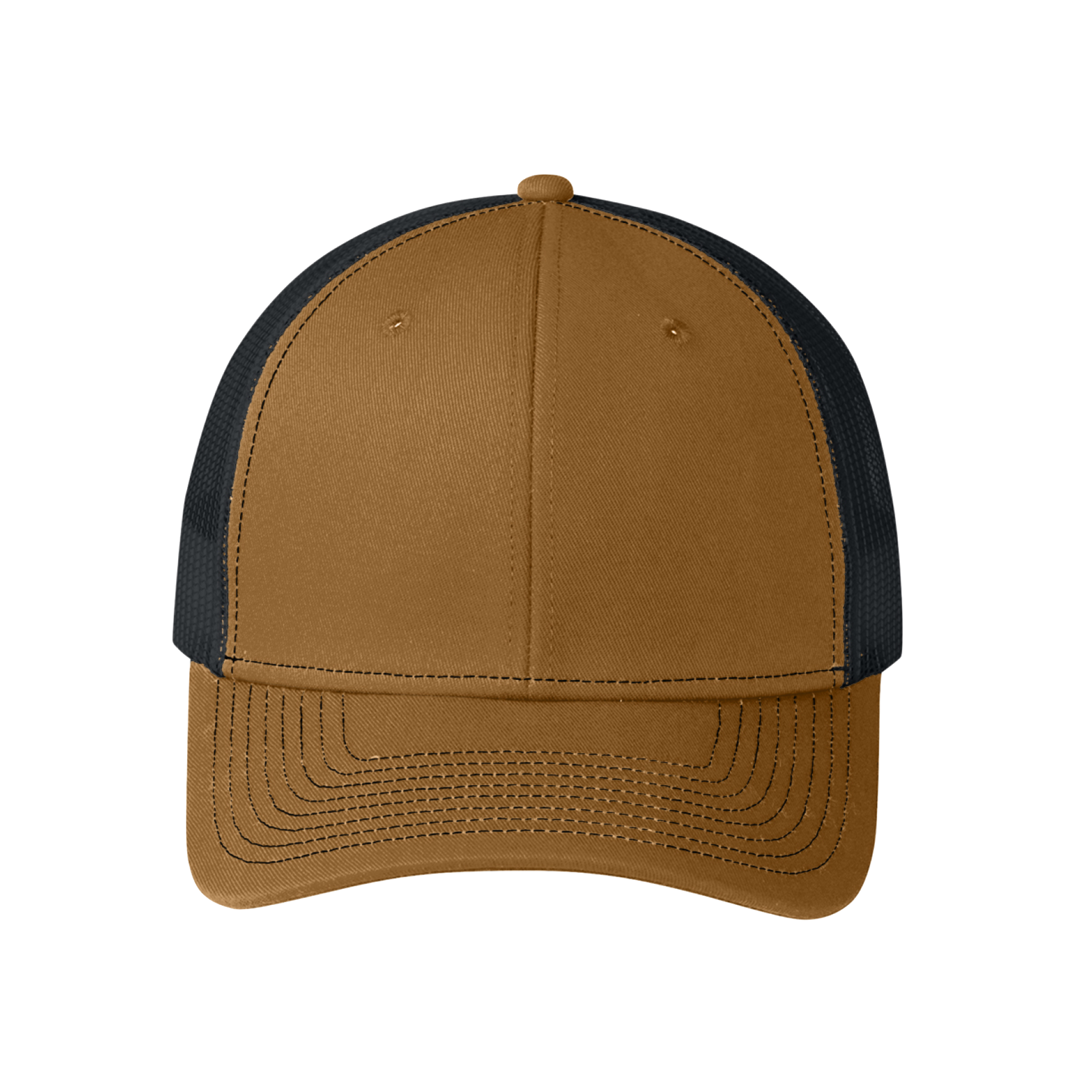 Custom Cheap Trucker Hat Tan Black