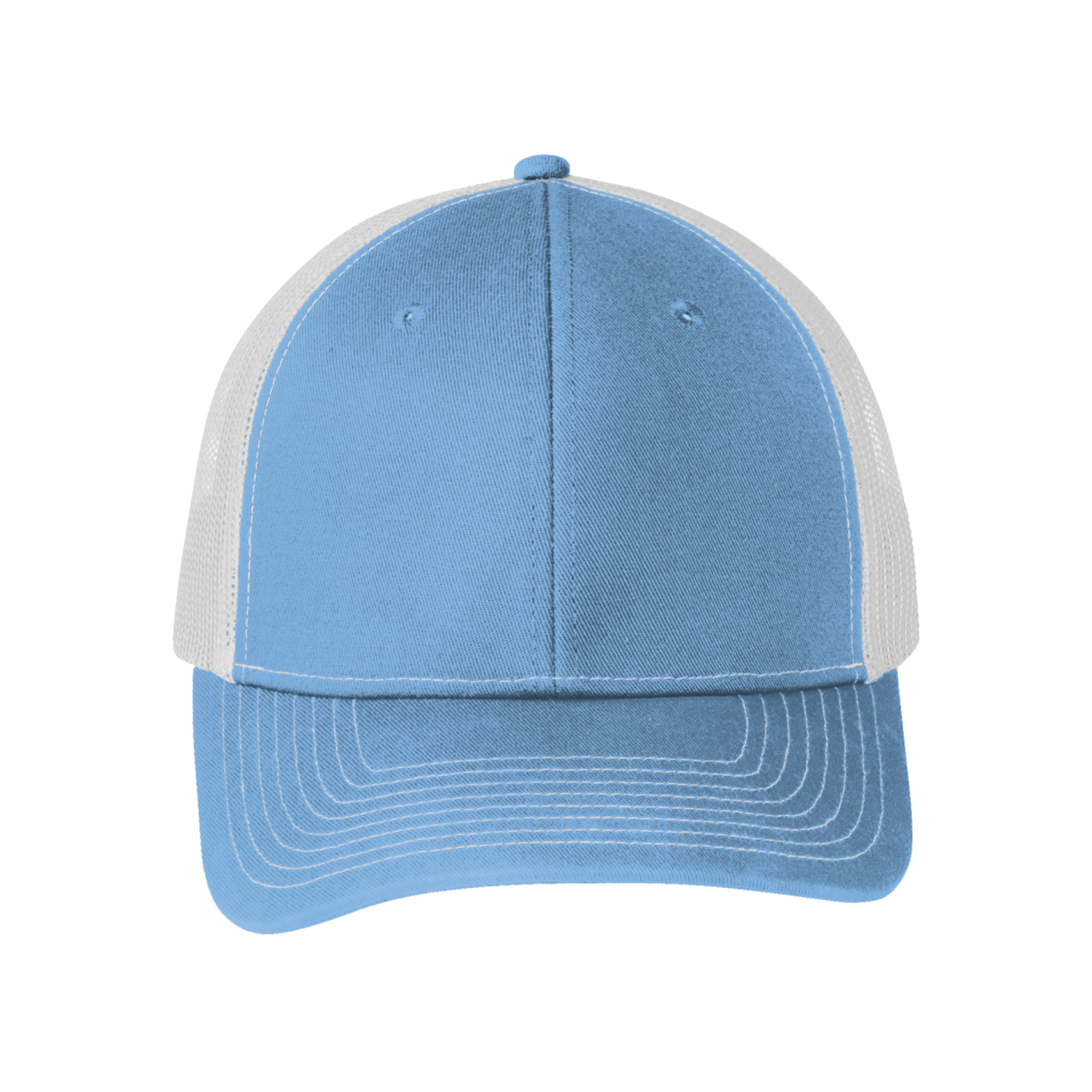 Custom Cheap Trucker Hat Carolina Columbia Blue