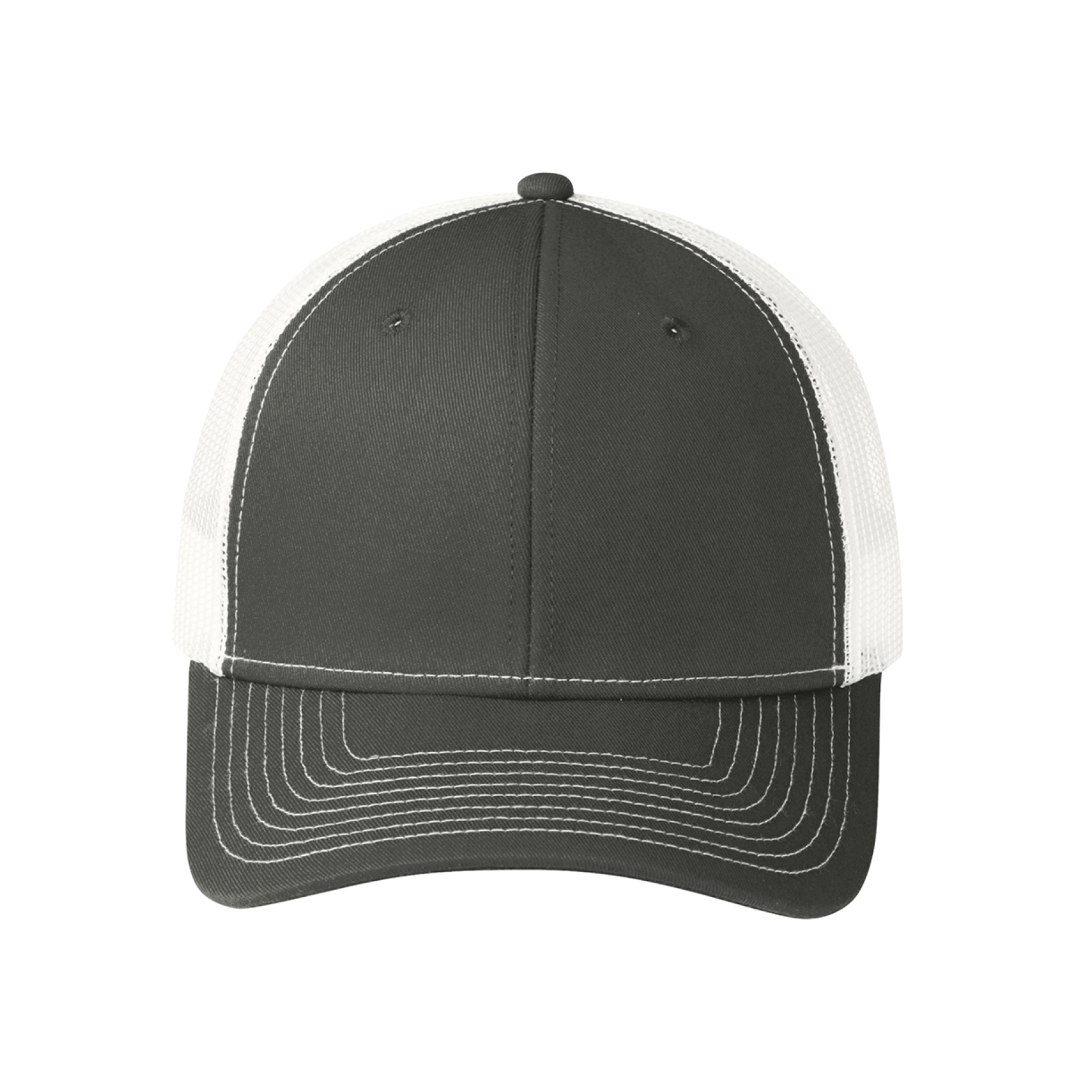 Custom Cheap Trucker Hat Charcoal White