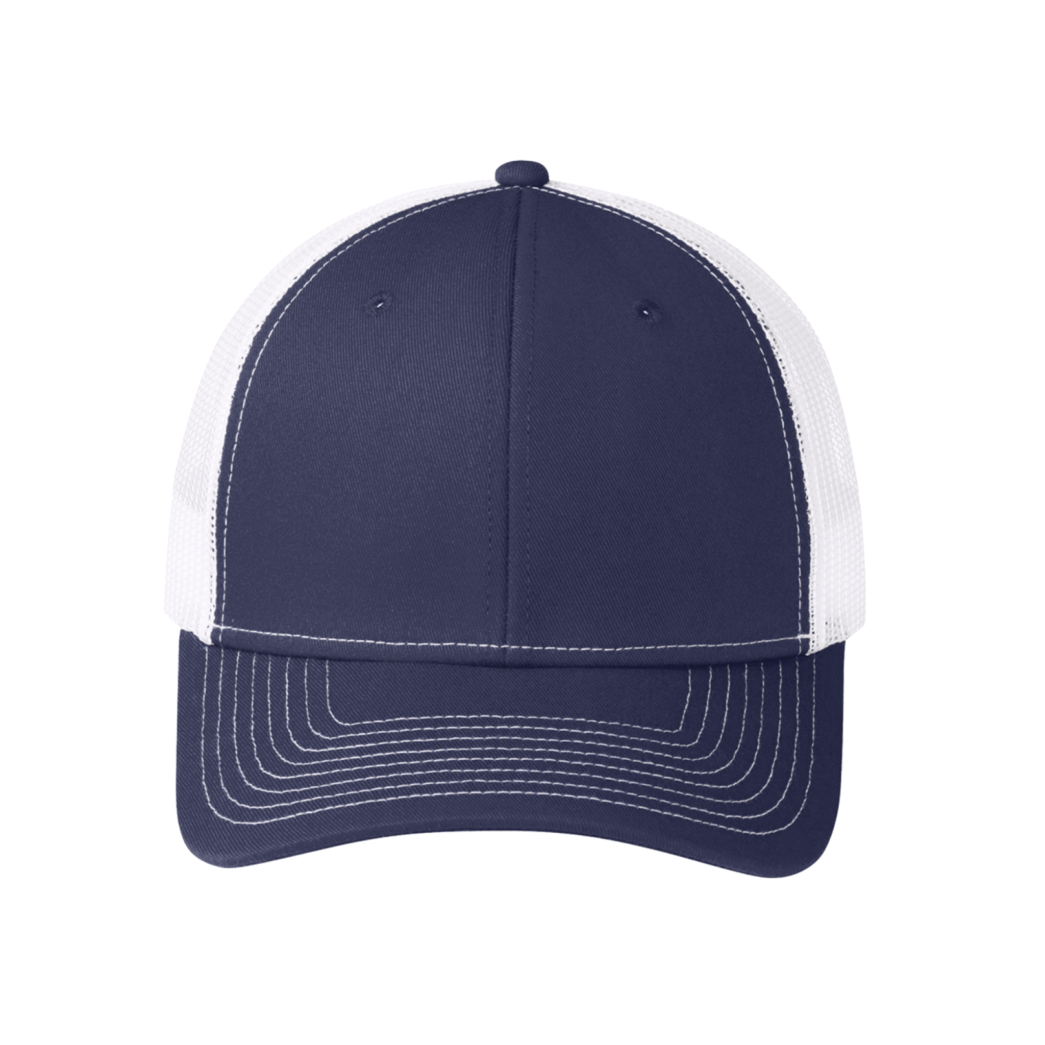 Custom Cheap Trucker Hat Navy White