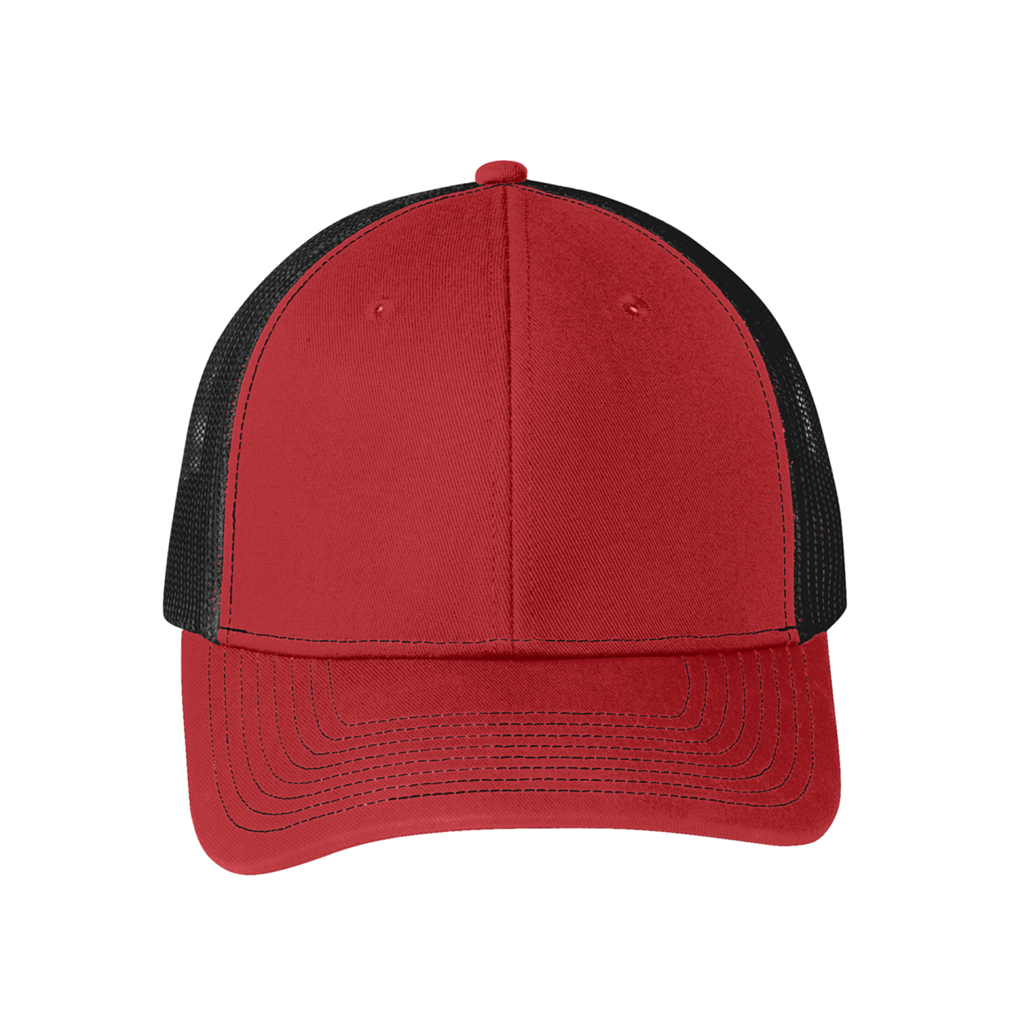 Custom Cheap trucker Hat red black