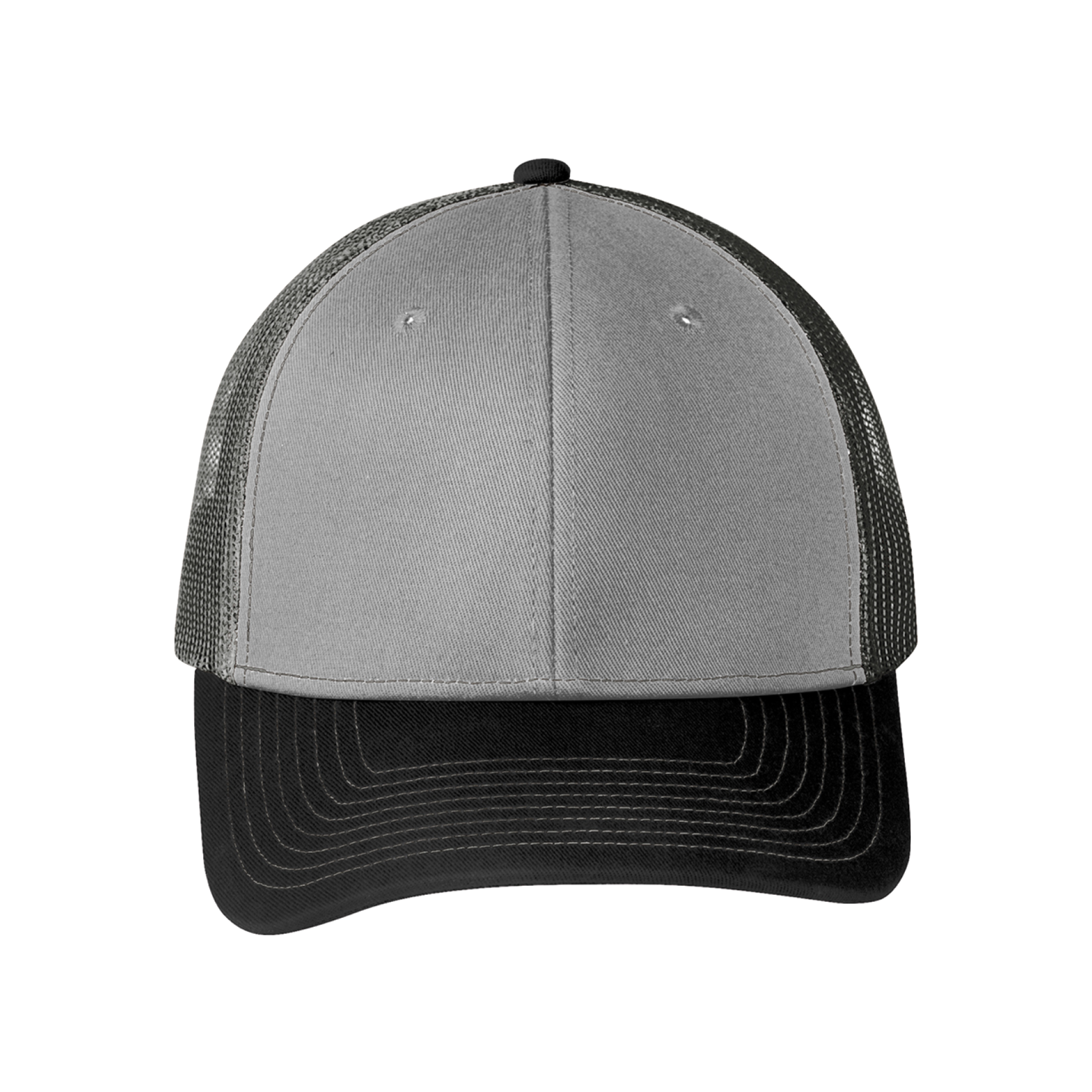 Custom Cheap Trucker Hat  Grey Black