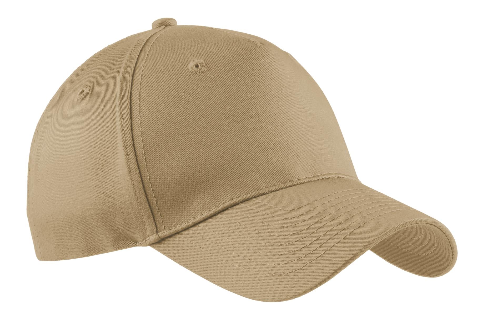 Port & Company ® Five-Panel Twill Cap.  CP86