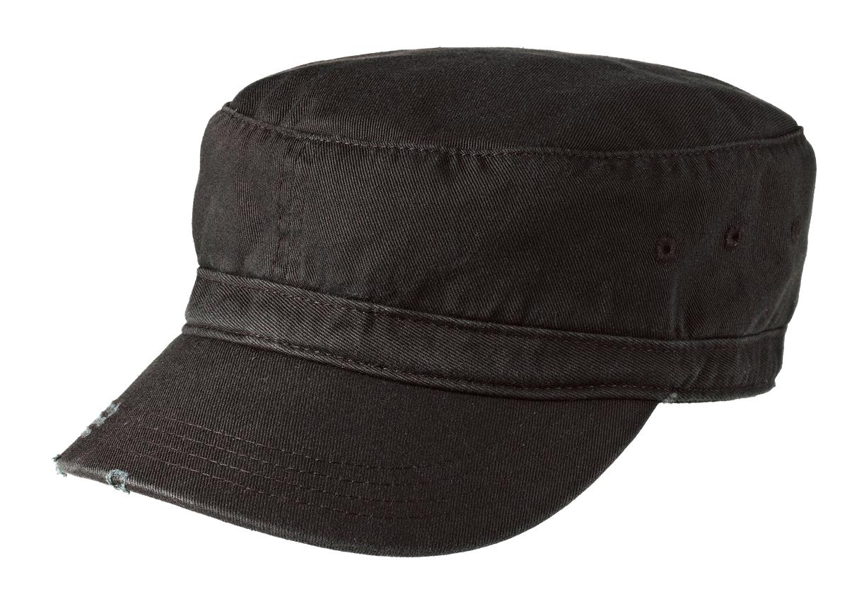 District ®  Distressed Military Hat.  DT605