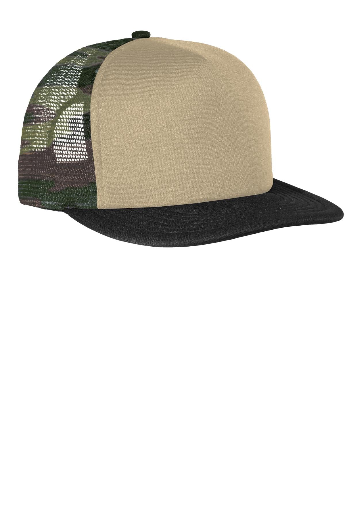 District ®  Flat Bill Snapback Trucker Cap. DT624