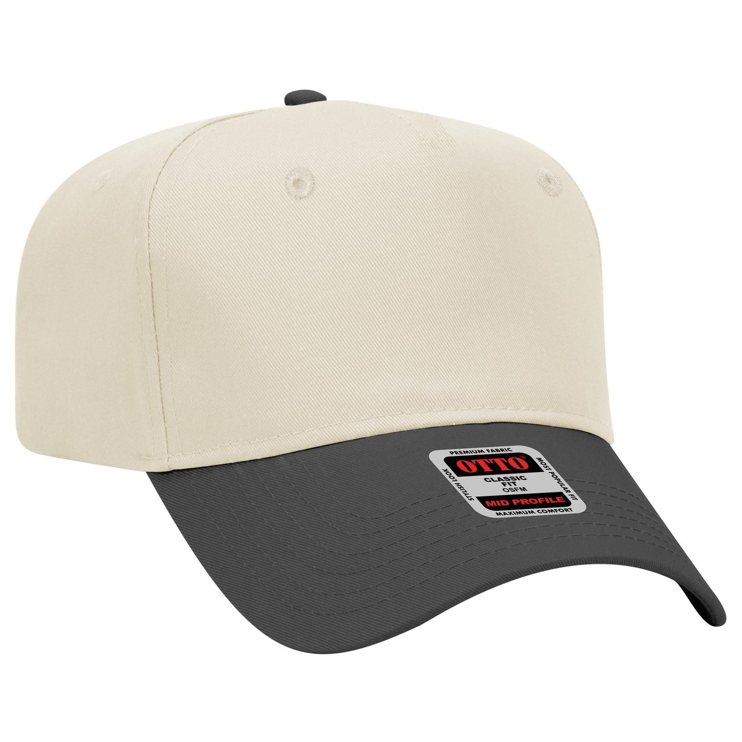 OTTO CAP 5 Panel Mid Profile Baseball Cap 31-069