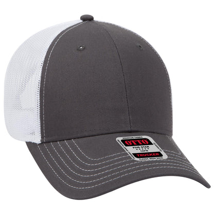 OTTO CAP 6 Panel Low Profile Mesh Back Trucker Hat 83-1239