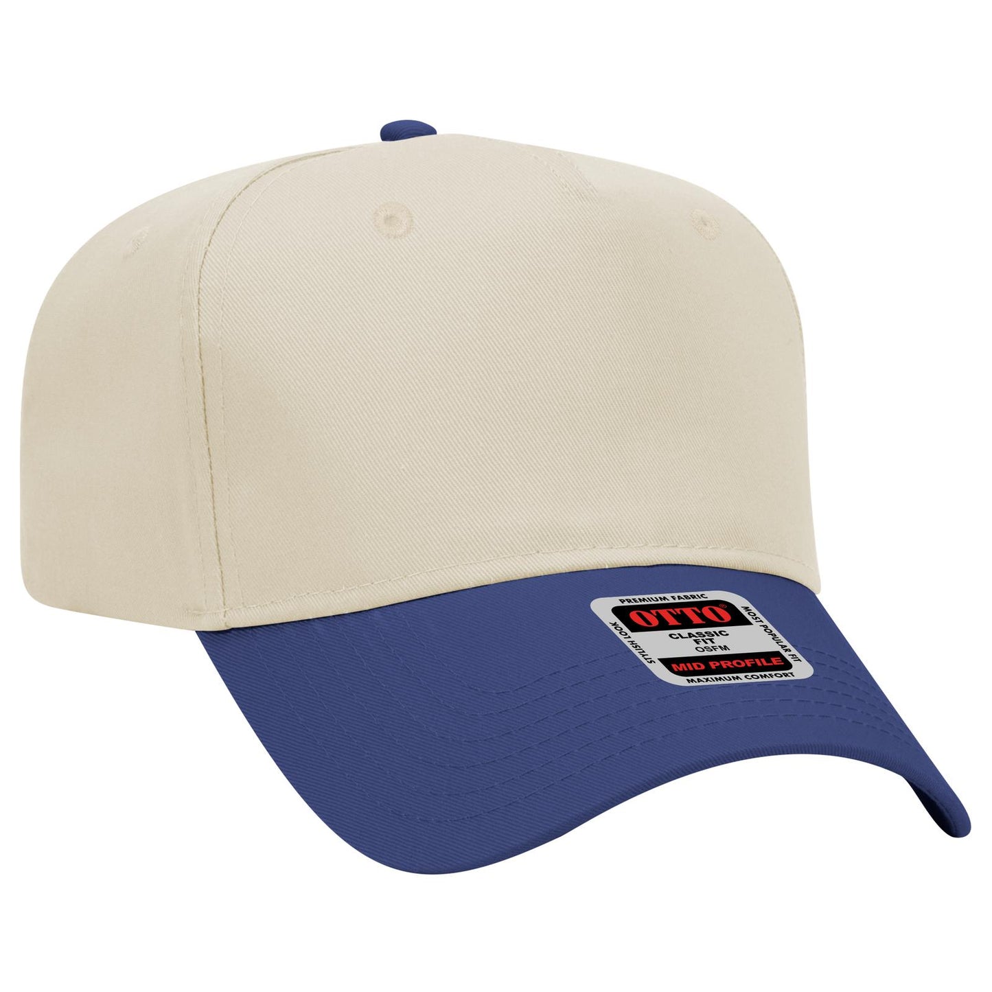 OTTO CAP 5 Panel Mid Profile Baseball Cap 31-069
