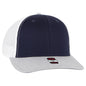 OTTO CAP 6 Panel Mid Profile Mesh Back Trucker Hat 112-1