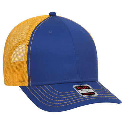 OTTO CAP 6 Panel Low Profile Mesh Back Trucker Hat 83-1239